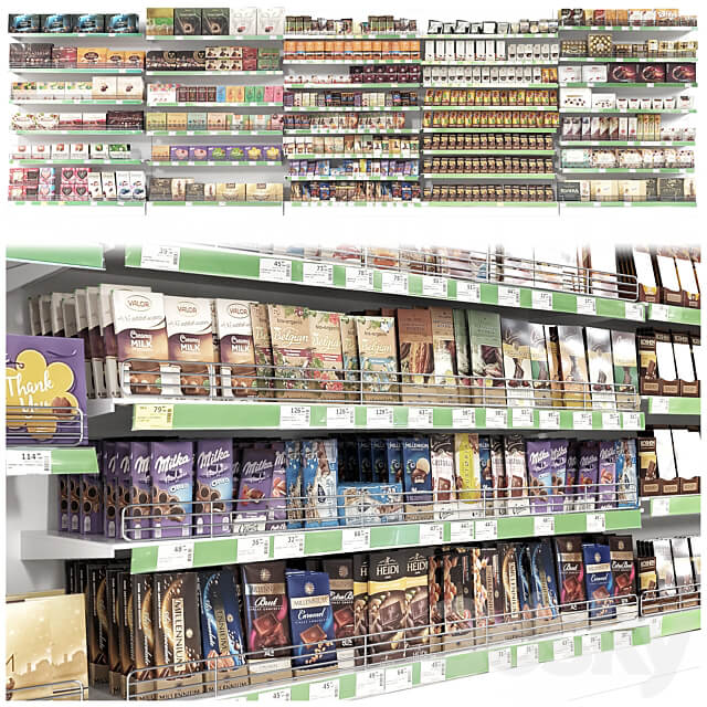 market products 3D Models