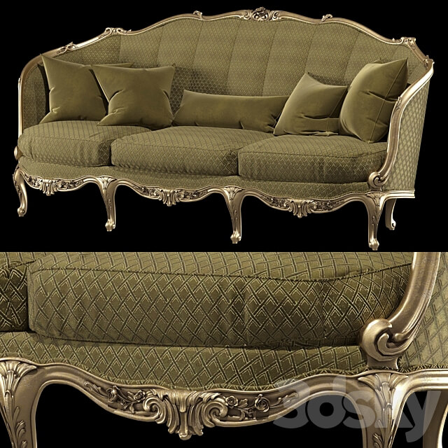 di mano in mano Barocchetto sofa 3D Models