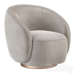 Kelly Wearstler Wetherly Swivel Chair 3D Models 