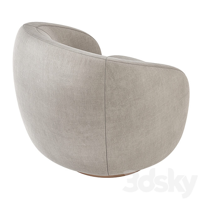 Kelly Wearstler Wetherly Swivel Chair 3D Models