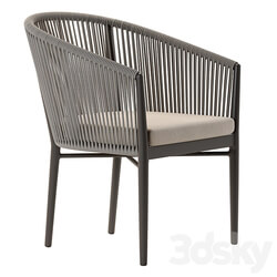 Deephouse. Wicker armchair Marseille 3D Models 