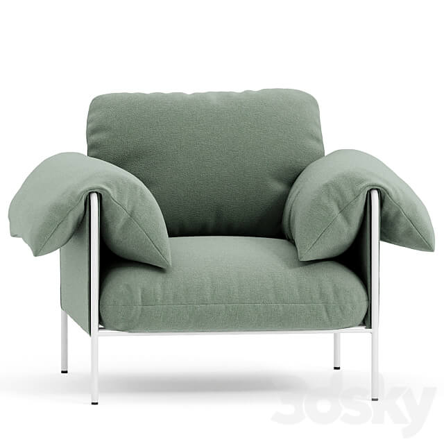 Sarah Ellison Alva Velvet Armchair 3D Models