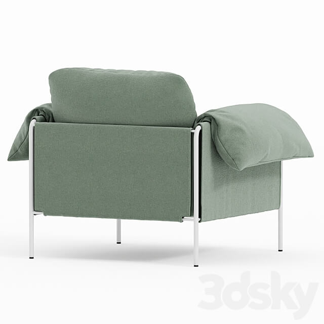 Sarah Ellison Alva Velvet Armchair 3D Models