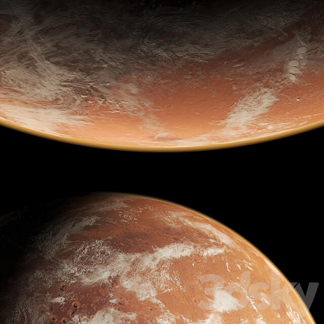 The planet Mars Miscellaneous 3D Models