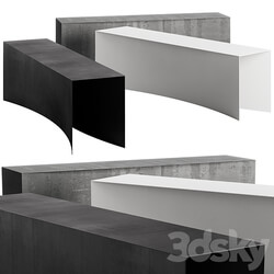 123 Void bench by Desalto Other 3D Models 