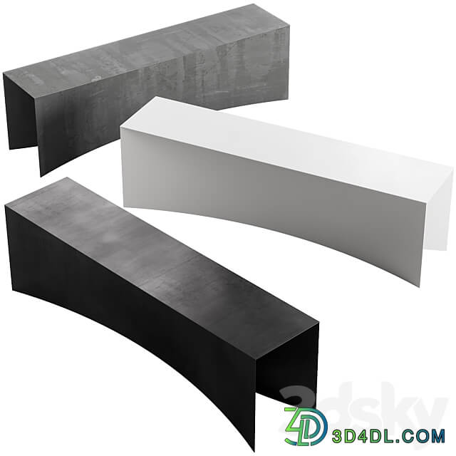123 Void bench by Desalto Other 3D Models