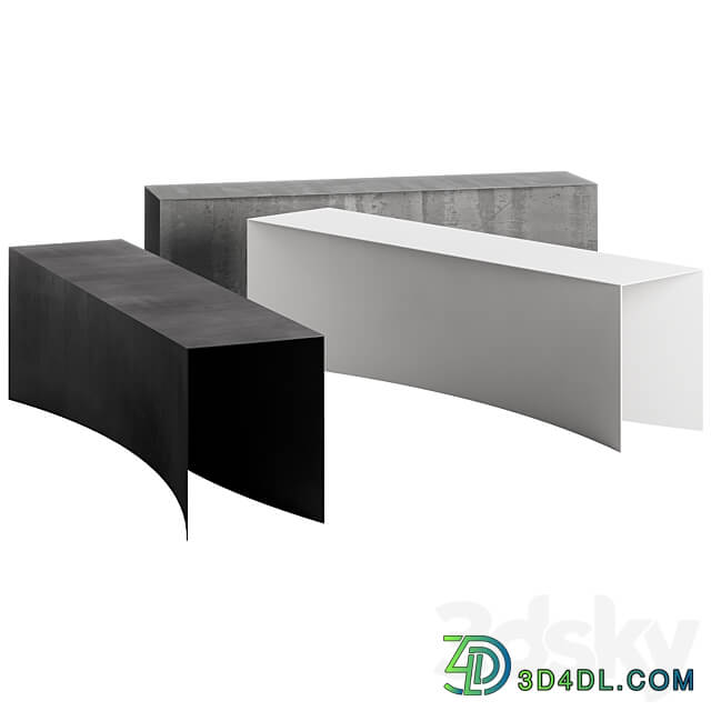 123 Void bench by Desalto Other 3D Models