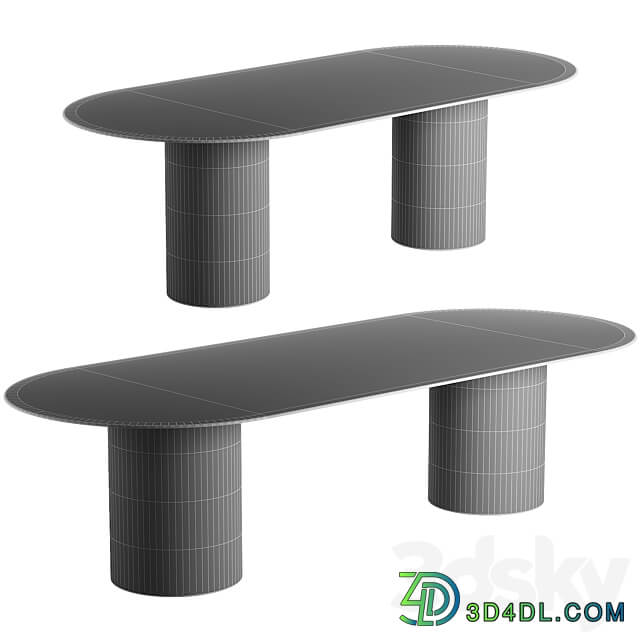 125 Desalto MM8 table by Guglielmo Poletti 3D Models