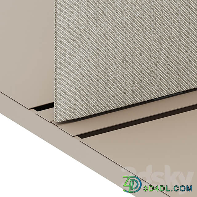Office tables LAS Fil Rouge 3D Models