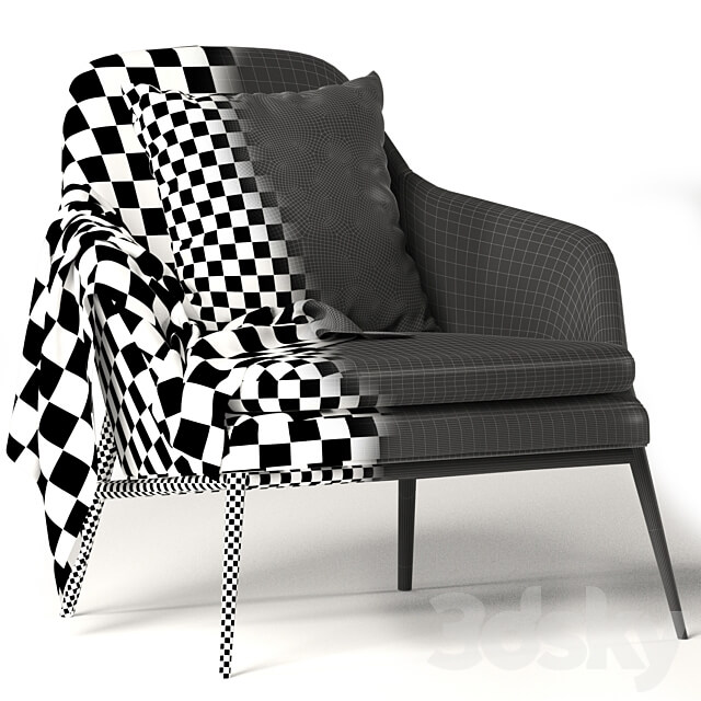 Hug Armchair by 365North 3D Models