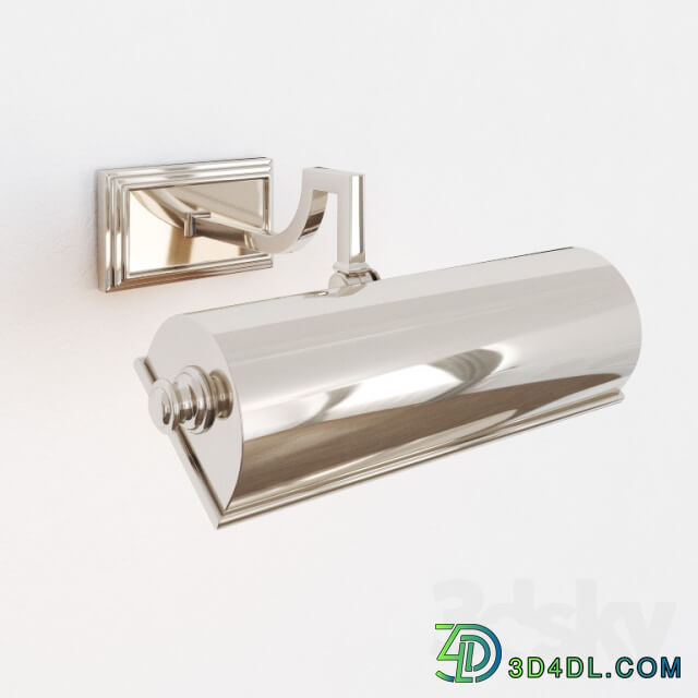 Backlight Picture Visual Comfort Alexa Hampton Picture Light in Polished Nickel
