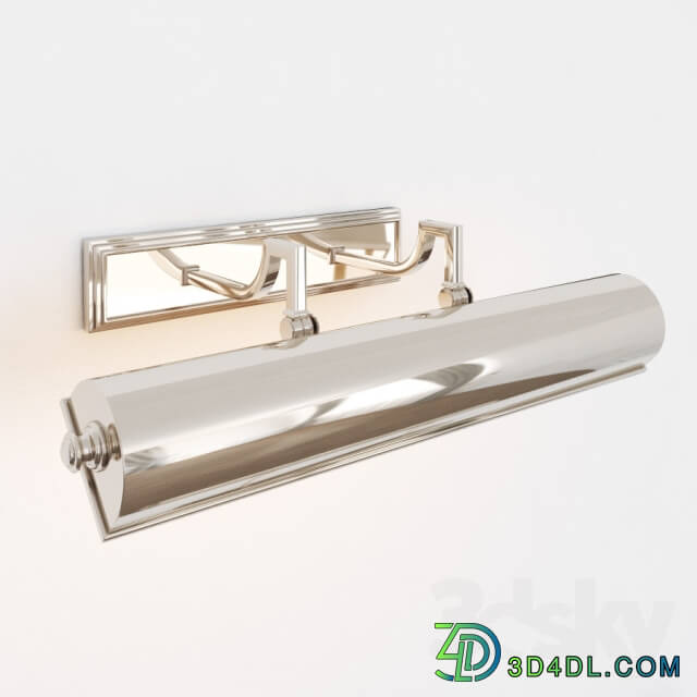 Backlight Picture Visual Comfort Alexa Hampton Picture Light in Polished Nickel