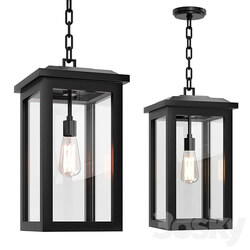 Eastcrest 21 1 2 High Black Outdoor Hanging Light 3D Models 