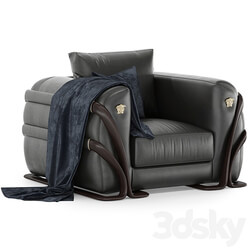 Versace home Medusa armchair 3D Models 