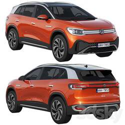 Volkswagen ID6 CROZZ 2022 3D Models 