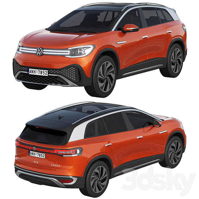 Volkswagen ID6 CROZZ 2022 3D Models