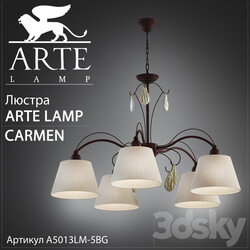 Arte Lamp Carmen A5013LM 5BG Pendant light 3D Models 
