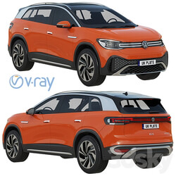 Volkswagen ID6 CROZZ 2022 3D Models 