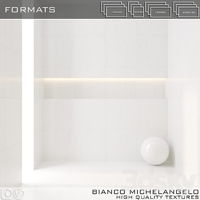 ITALON BIANCO MICHELANGELO 3D Models