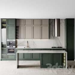 Kitchen Neoclassic135 Kitchen 3D Models 