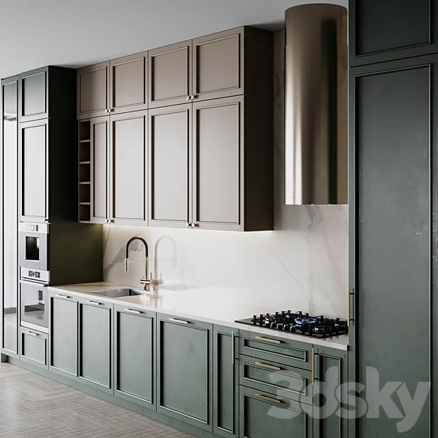 Kitchen Neoclassic135 Kitchen 3D Models