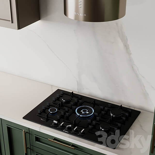 Kitchen Neoclassic135 Kitchen 3D Models
