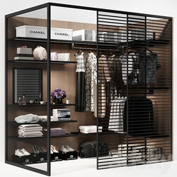 Wardrobe modern 2 Wardrobe Display cabinets 3D Models 