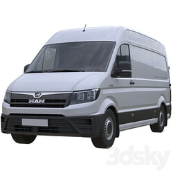 MAN TGE van 3D Models 