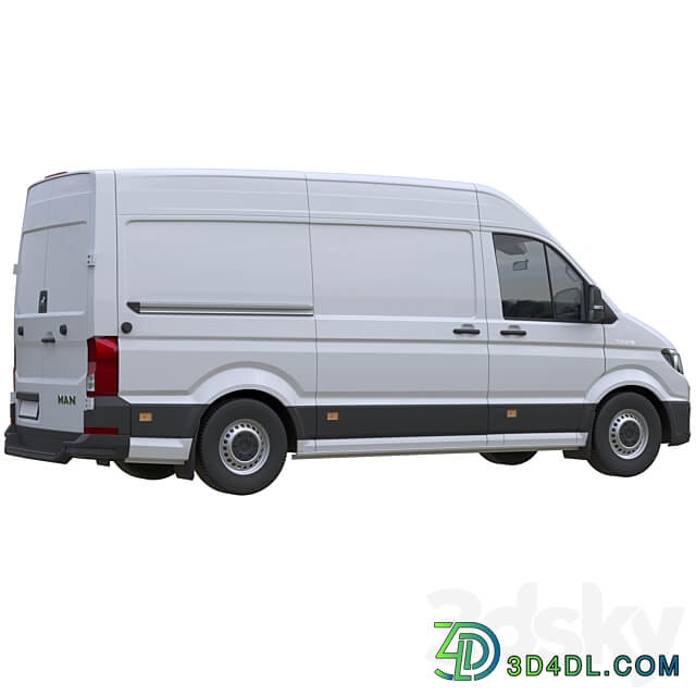 MAN TGE van 3D Models