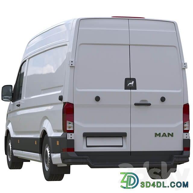 MAN TGE van 3D Models