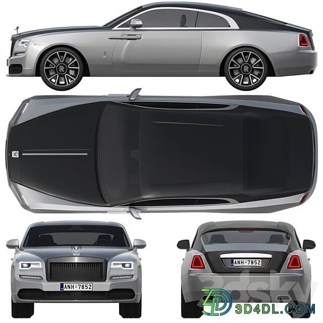 Rolls Royce Wraith 3D Models