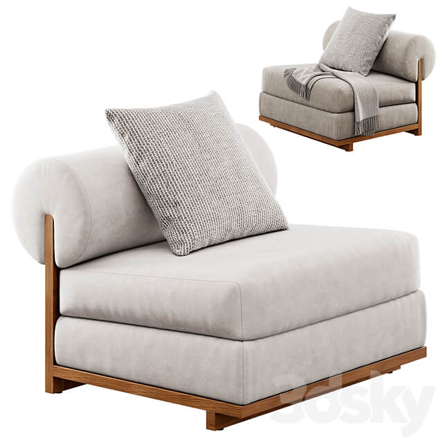 Moving Mountain Slipper Chair 3D Models