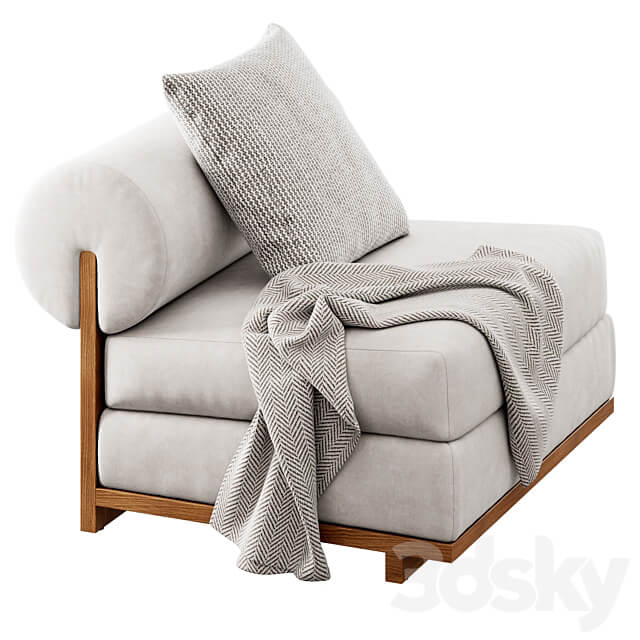 Moving Mountain Slipper Chair 3D Models