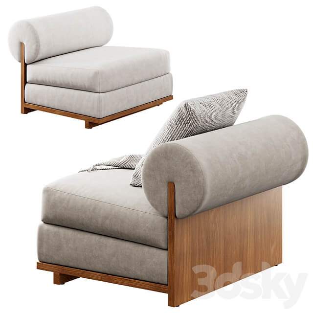 Moving Mountain Slipper Chair 3D Models