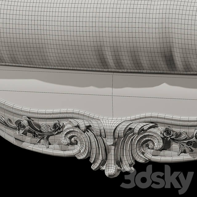 di mano in mano Barocchetto armchair 3D Models