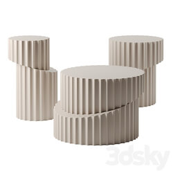 DORIC coffee tables by Roche Bobois 3D Models 