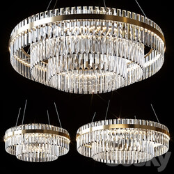 Pendant chandeliers VOYAGE by lampatron 60cm 80cm 100cm Pendant light 3D Models 