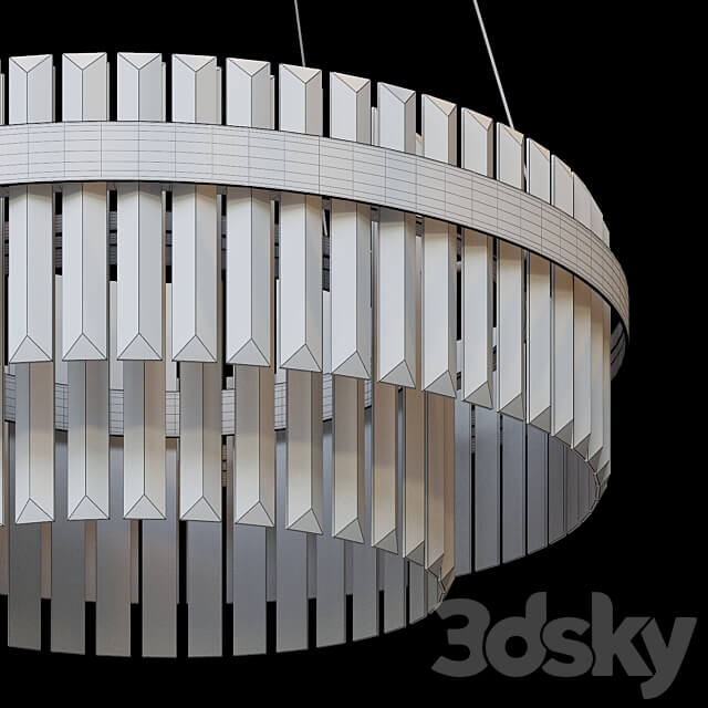 Pendant chandeliers VOYAGE by lampatron 60cm 80cm 100cm Pendant light 3D Models