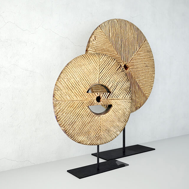 Old Wood Wheels Other decorative objects 3D Models