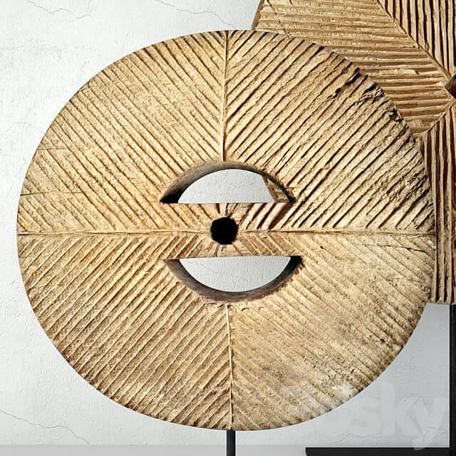 Old Wood Wheels Other decorative objects 3D Models