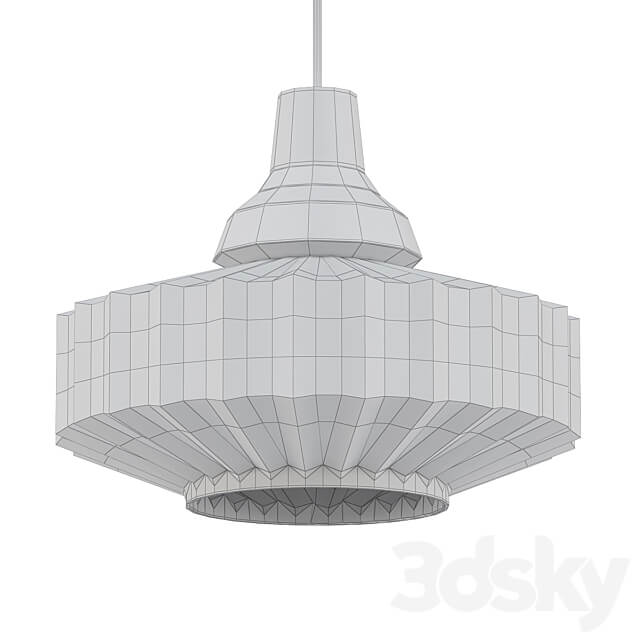 new wave Pendant light 3D Models