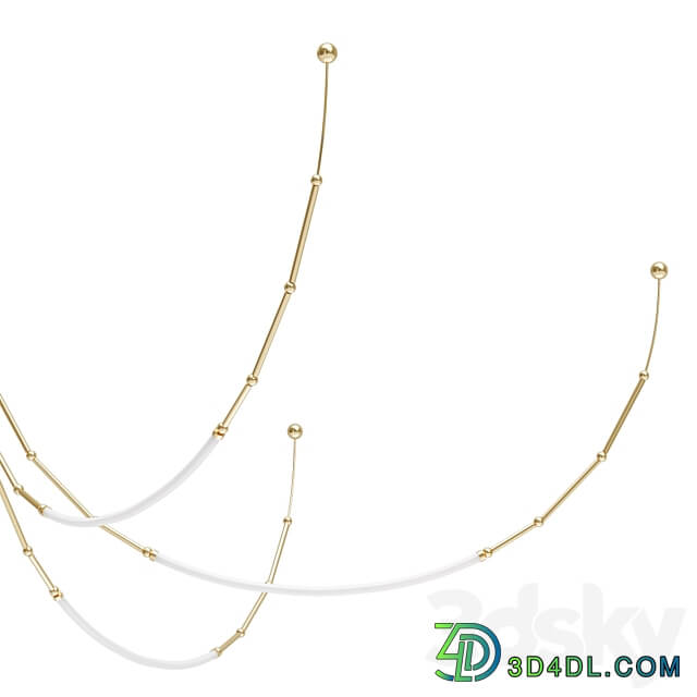 Chandelier LEDA Karman SE293 DN INT Pendant light 3D Models