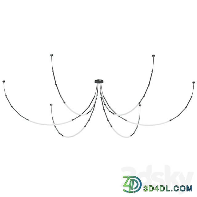Chandelier LEDA Karman SE293 DN INT Pendant light 3D Models