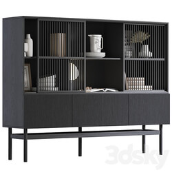 Buffet with Pilpao decor by La redoute Wardrobe Display cabinets 3D Models 