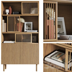 Bilbao shelving unit by La redoute Wardrobe Display cabinets 3D Models 