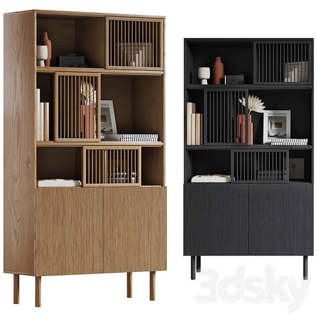 Bilbao shelving unit by La redoute Wardrobe Display cabinets 3D Models