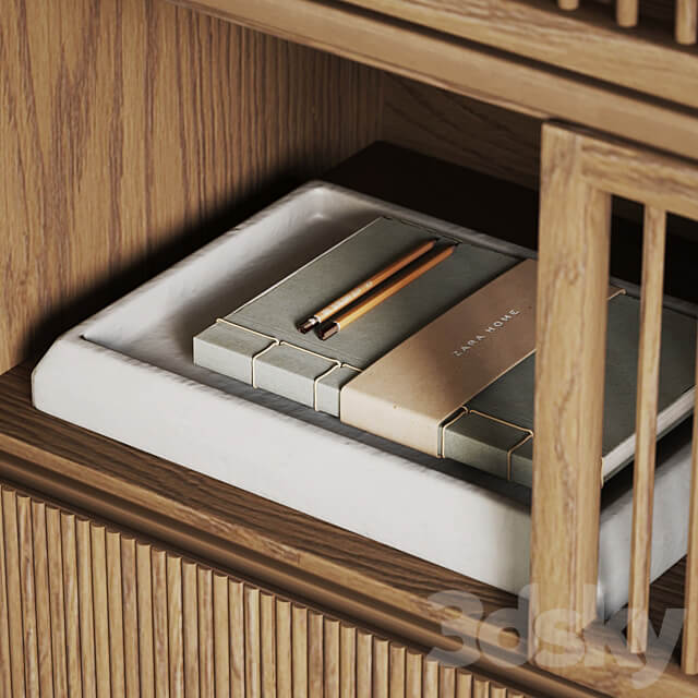 Bilbao shelving unit by La redoute Wardrobe Display cabinets 3D Models
