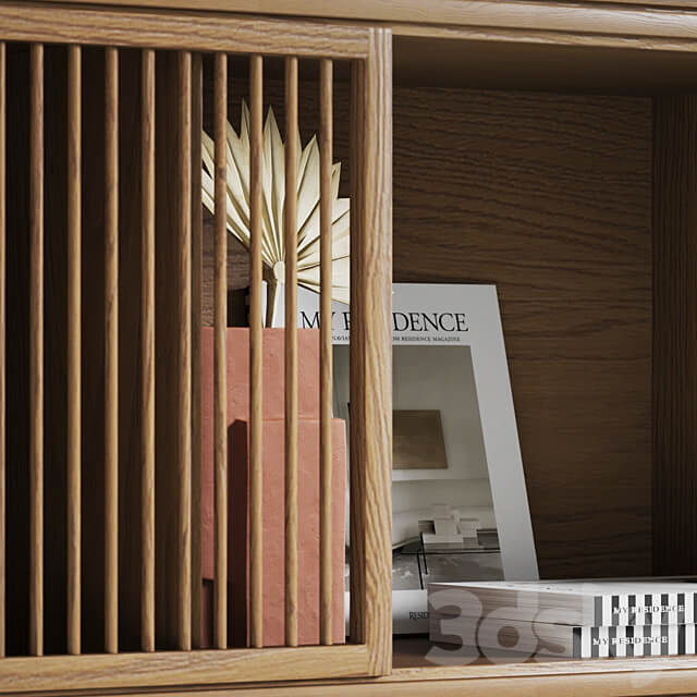 Bilbao shelving unit by La redoute Wardrobe Display cabinets 3D Models