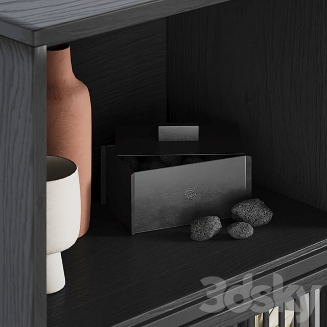 Bilbao shelving unit by La redoute Wardrobe Display cabinets 3D Models