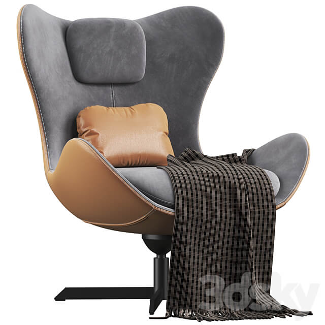 Lazy armchair 3D Models